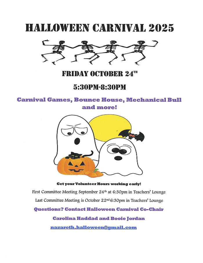 Halloween Carnival 2025 flyer