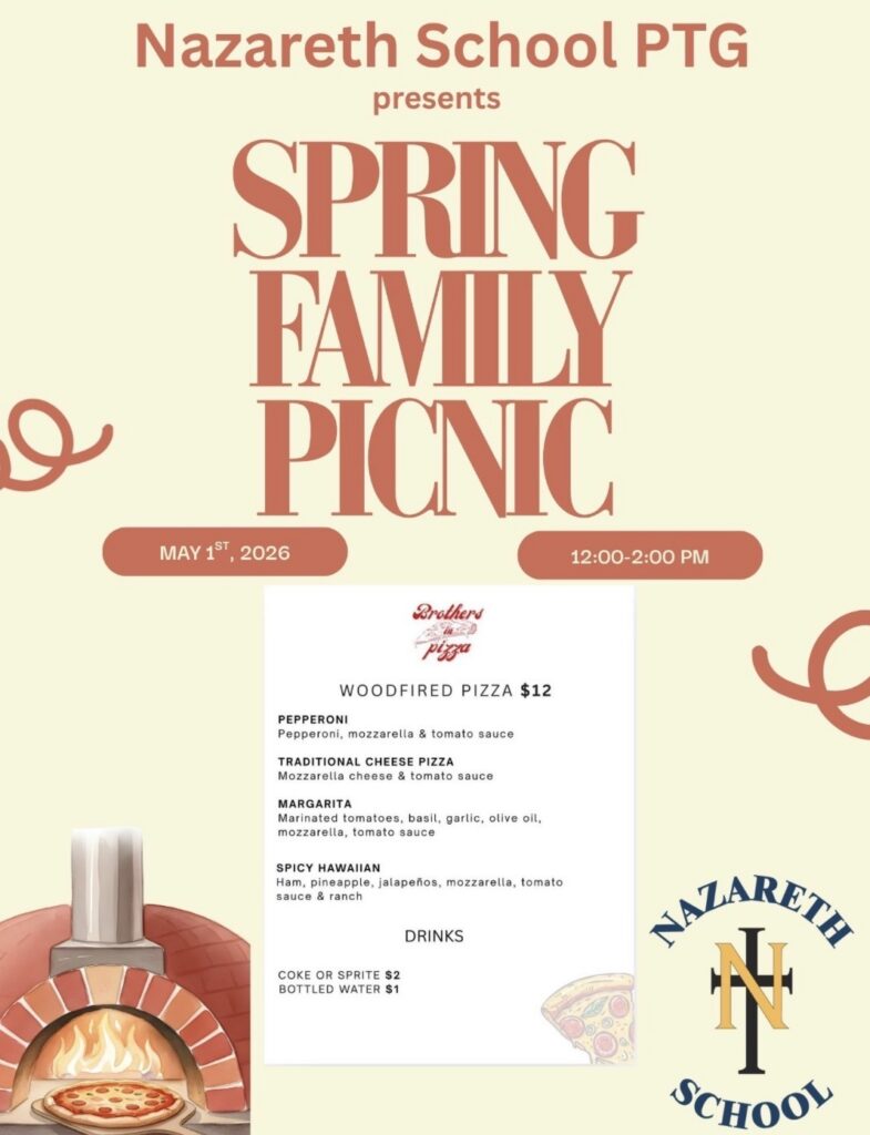 Spring Family Picnic flyer