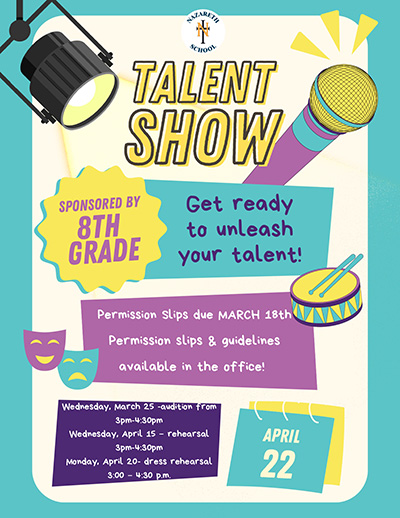 Talent Show flyer
