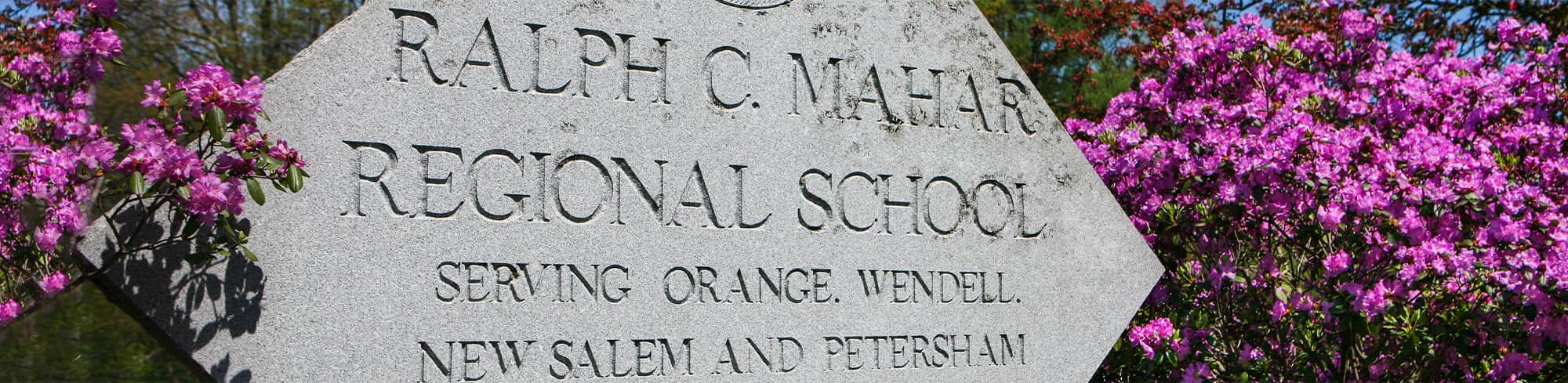 RC Mahar School Plaque