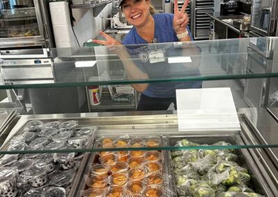 lunch lady near food service