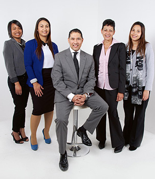 A group of employees