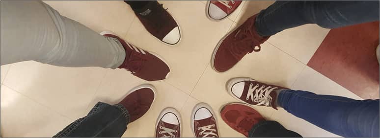 Students feet