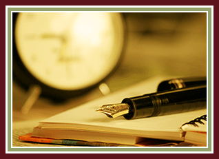 Pen and notepad